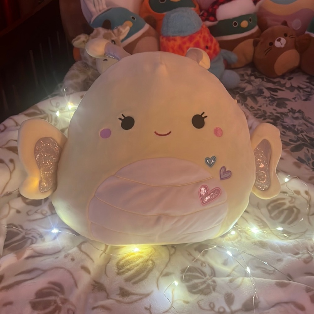 Nixie Squishmallow yellow butterfly 10 inch